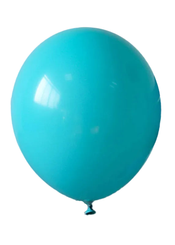 Round Latex Balloon — Tiffany Blue (25 Pcs)