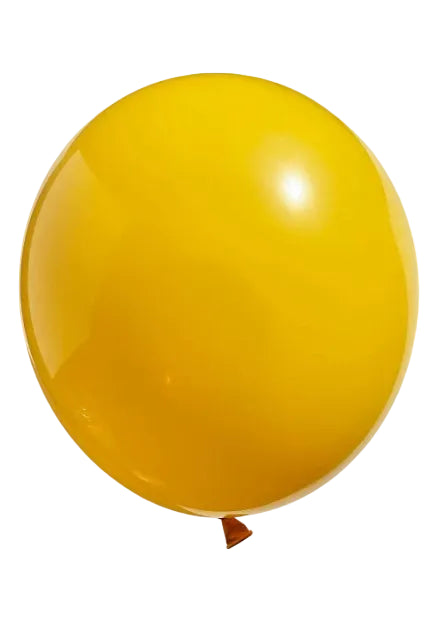 18" Round Latex Balloon — Lemon Yellow (5 Pcs)