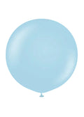 18" Round Latex Balloon — Maca Blue (5 Pcs)