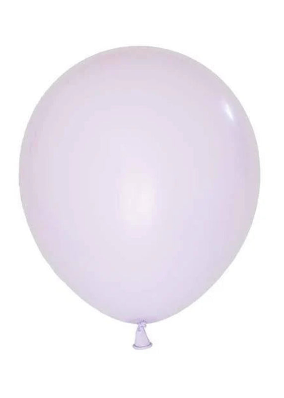 Round Latex Balloon — Maca Light Purple (25 Pcs)