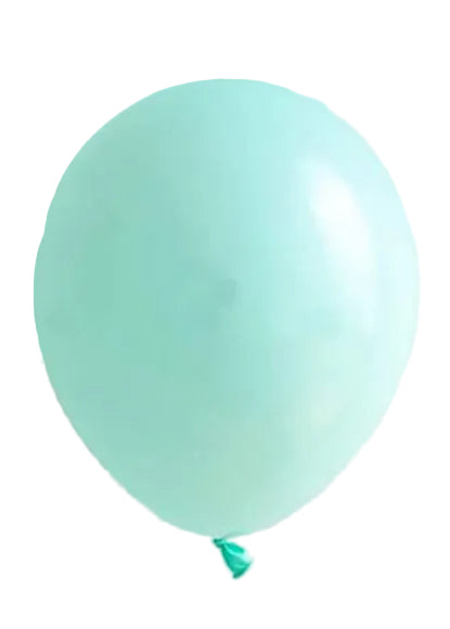 Round Latex Balloon — Maca Tiffany Blue (25 Pcs)