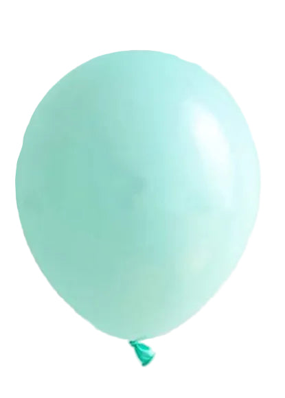 18" Round Latex Balloon — Maca Tiffany Blue (5 Pcs)