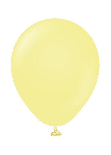 18" Round Latex Balloon — Maca Yellow (5 Pcs)