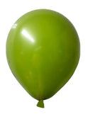 Round Latex Balloon — Olive Green (25 Pcs)
