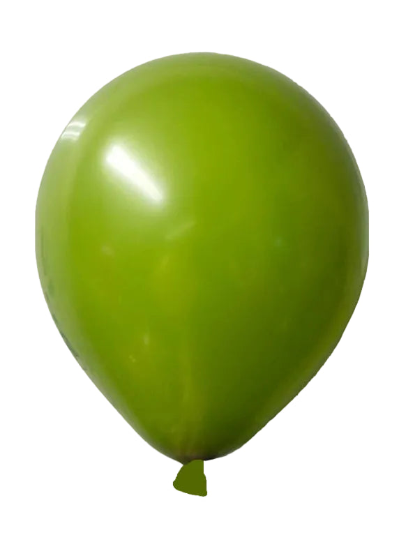 18" Round Latex Balloon — Olive Green (5 Pcs)