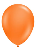 Round Latex Balloon — Orange (25 Pcs)