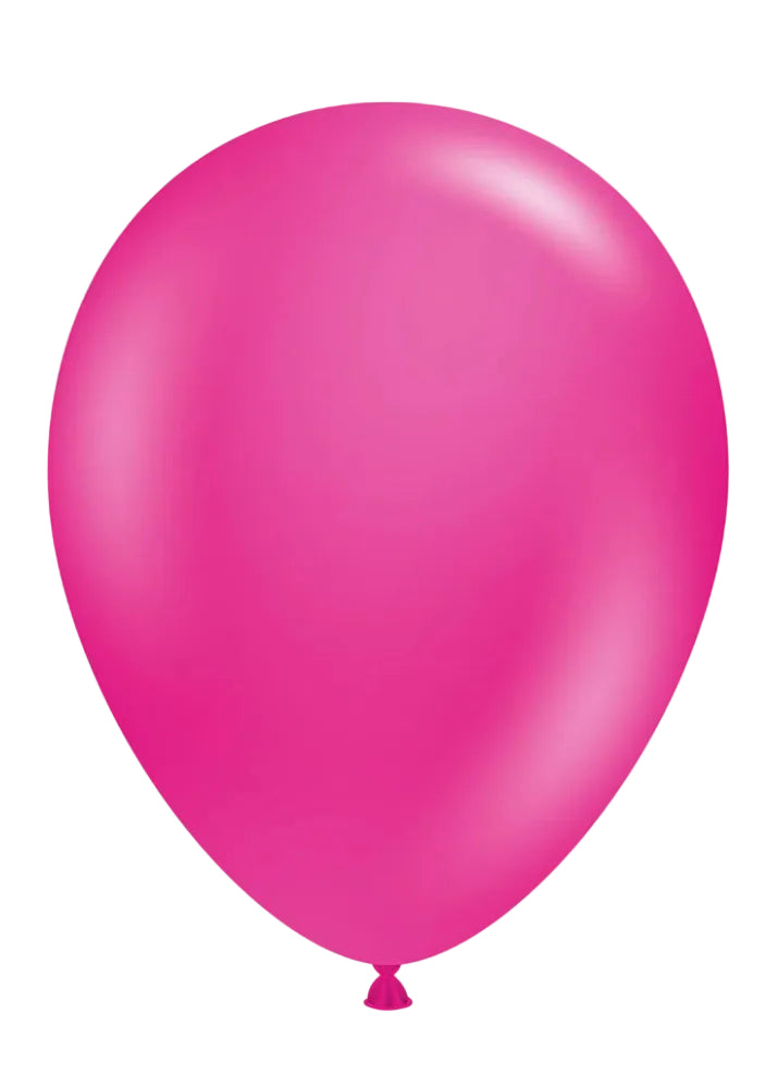 Round Latex Balloon — Pink (25 Pcs)