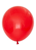 Round Latex Balloon — Red (25 Pcs)