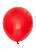 18" Round Latex Balloon — Red (5 Pcs)