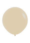 18" Round Latex Balloon — Sand White (5 Pcs)