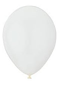 Round Latex Balloon — White (25 Pcs)